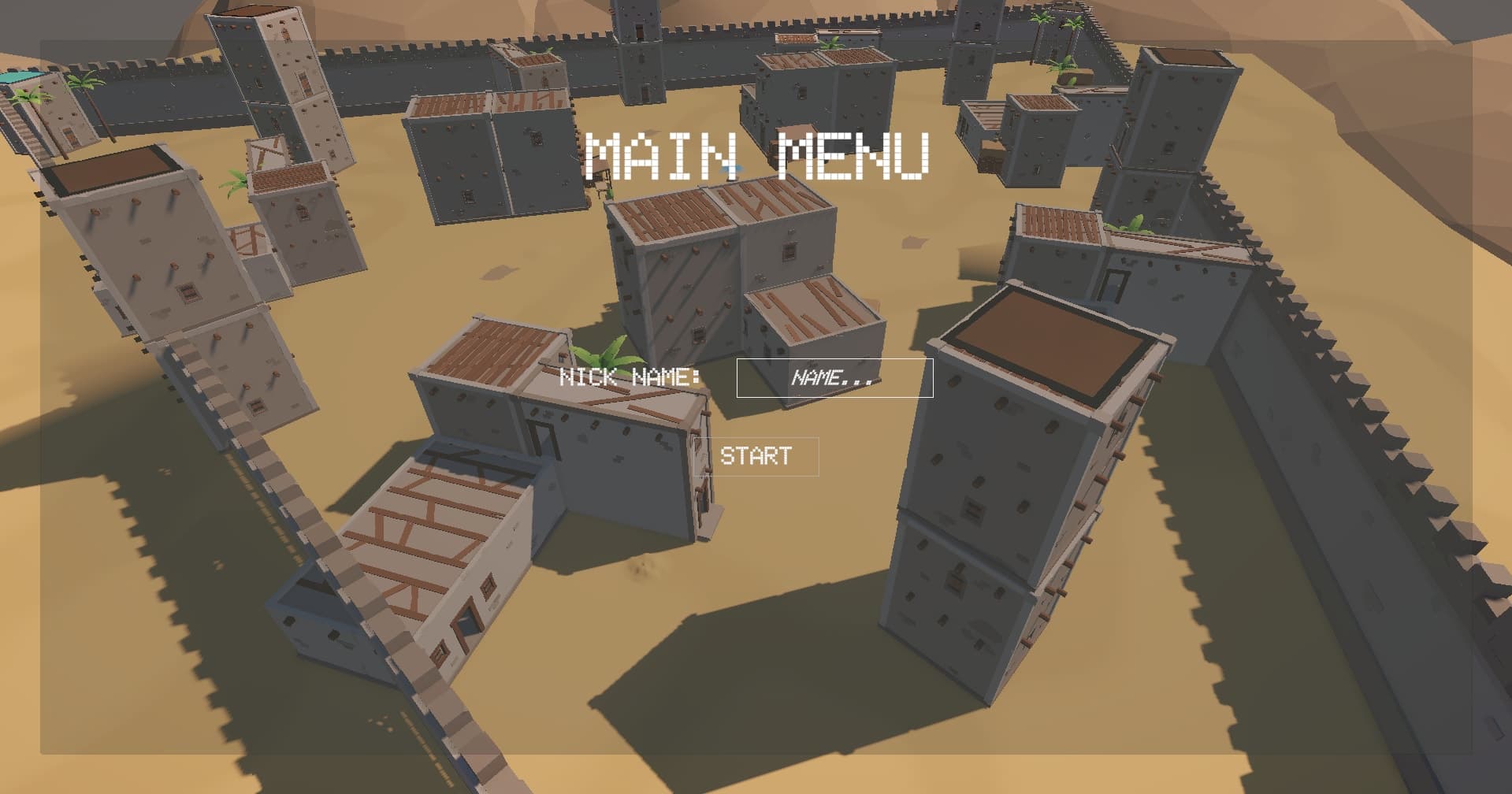 Arena overview and main menu