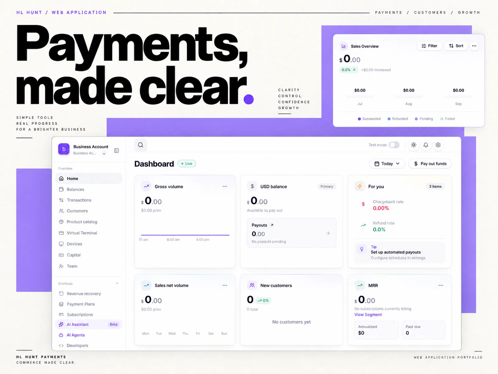 HLHunt Payments showcase 1