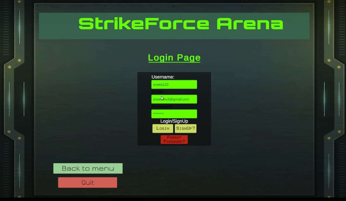 Account login